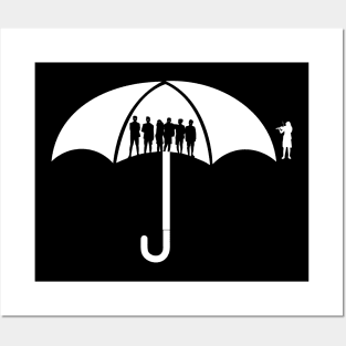 Umbrella Academy Silhouette Posters and Art